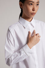 Load image into Gallery viewer, light white woman shirt
