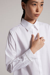 light white woman shirt