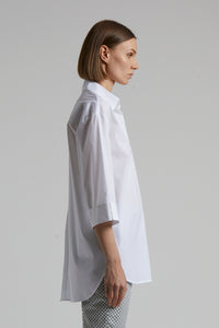 light white popeline shirt