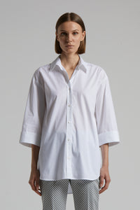 light white popeline shirt