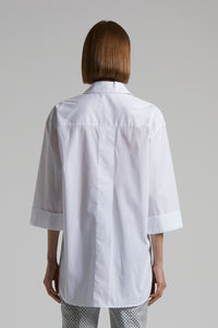 light white popeline shirt