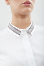 Load image into Gallery viewer, white cotton popeline shirt
