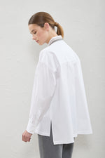 Load image into Gallery viewer, pottery white popeline shirt
