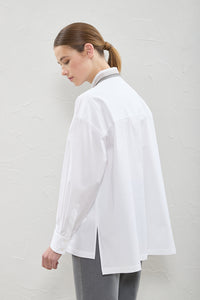 pottery white popeline shirt