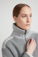 Load image into Gallery viewer, granite wool &amp; cashmere jacket
