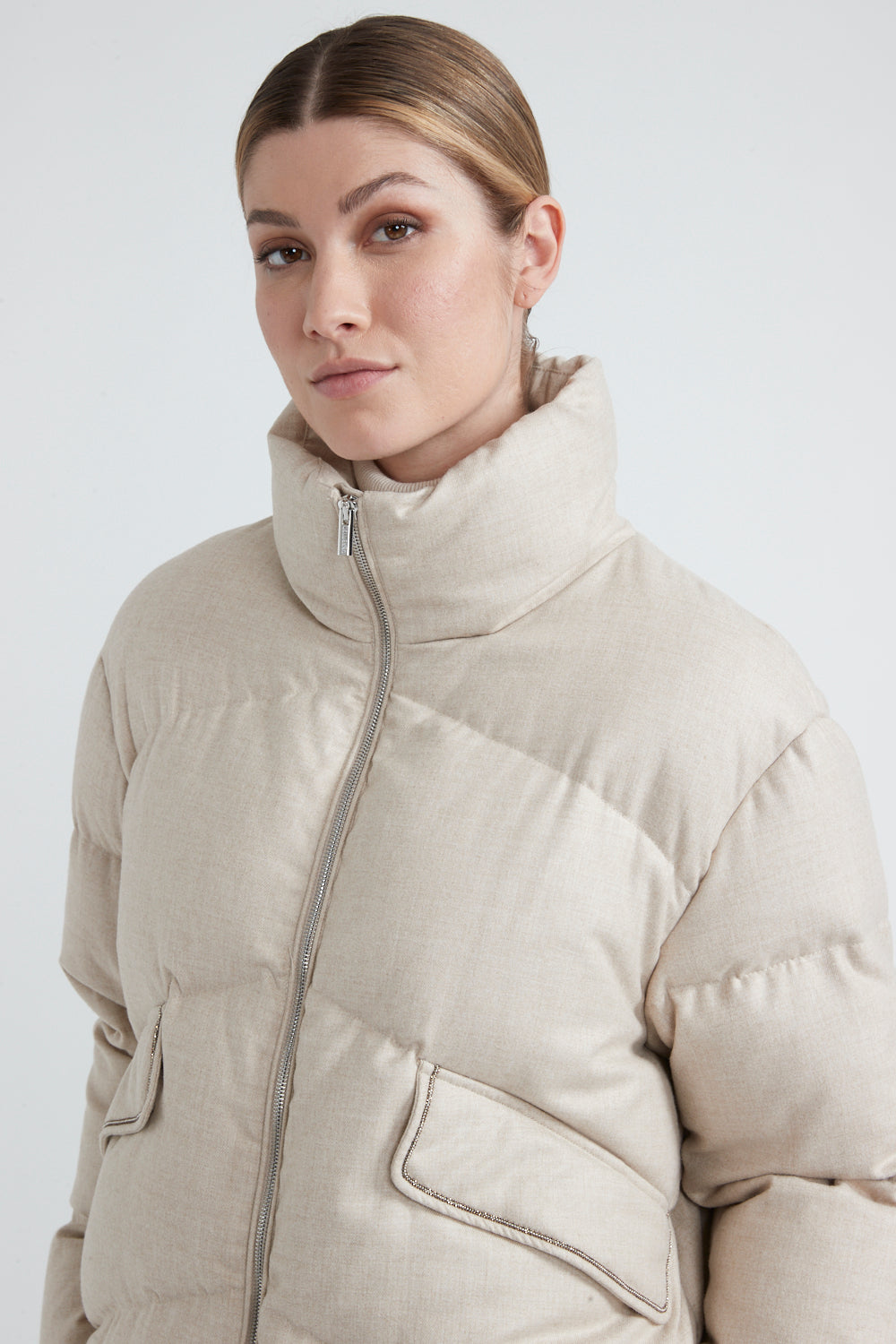 barley down padded jacket