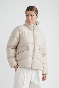 barley down padded jacket