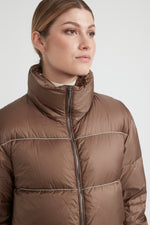 Load image into Gallery viewer, chestnut padded jacket
