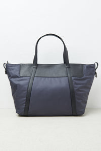 space blue multimaterial shopping bag