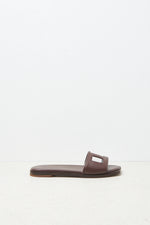 Carregar imagem no visualizador da galeria, tobacco flat slippers
