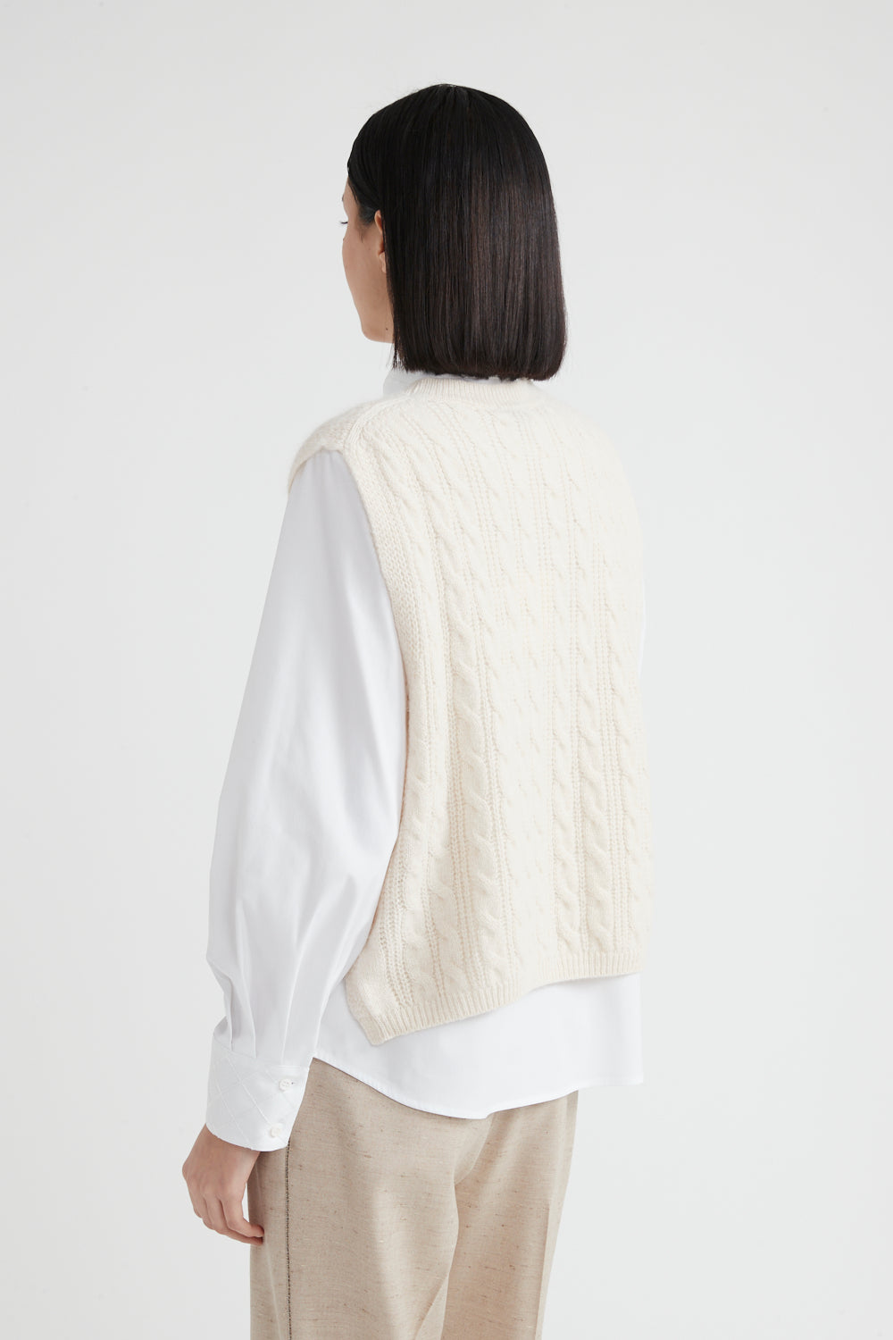 barley knit vest