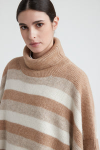 barley knitted cape