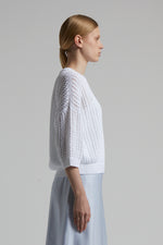 Carregar imagem no visualizador da galeria, pure white knit sweater
