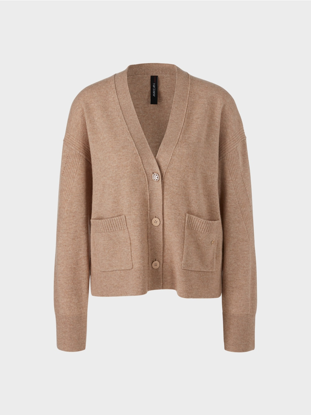 cardigan elegante camel