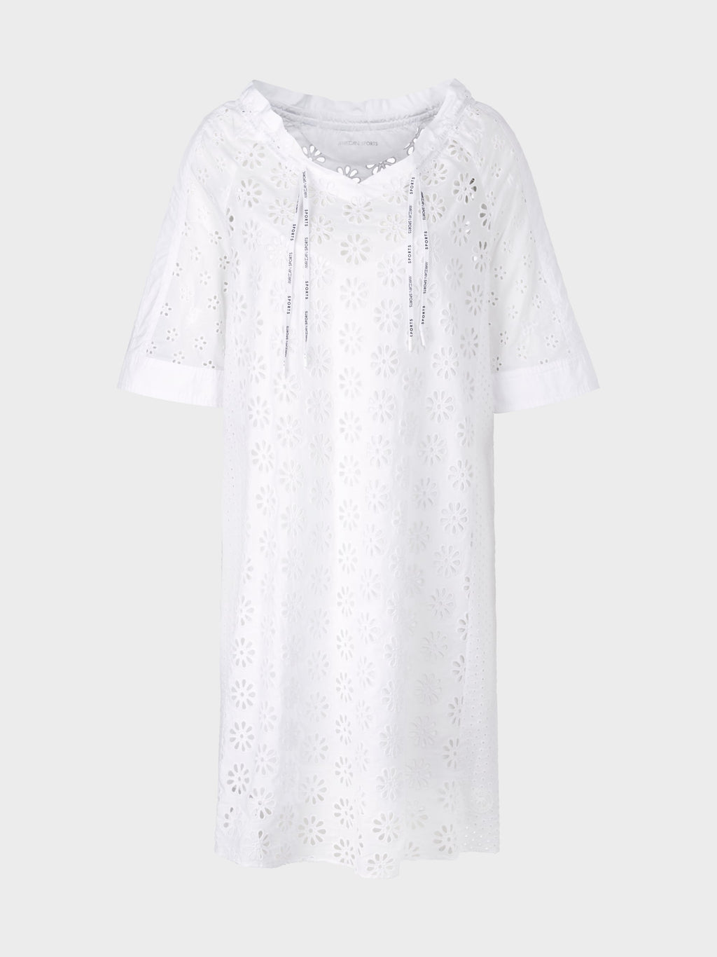 dress with eyelet embroider
