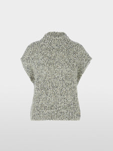 frozen sage sleeveless sweater