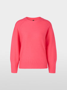 relaxed fit pink sweater