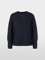 Load image into Gallery viewer, midnight blue knit sweater
