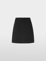 Carregar imagem no visualizador da galeria, black mini skirt with cashmere
