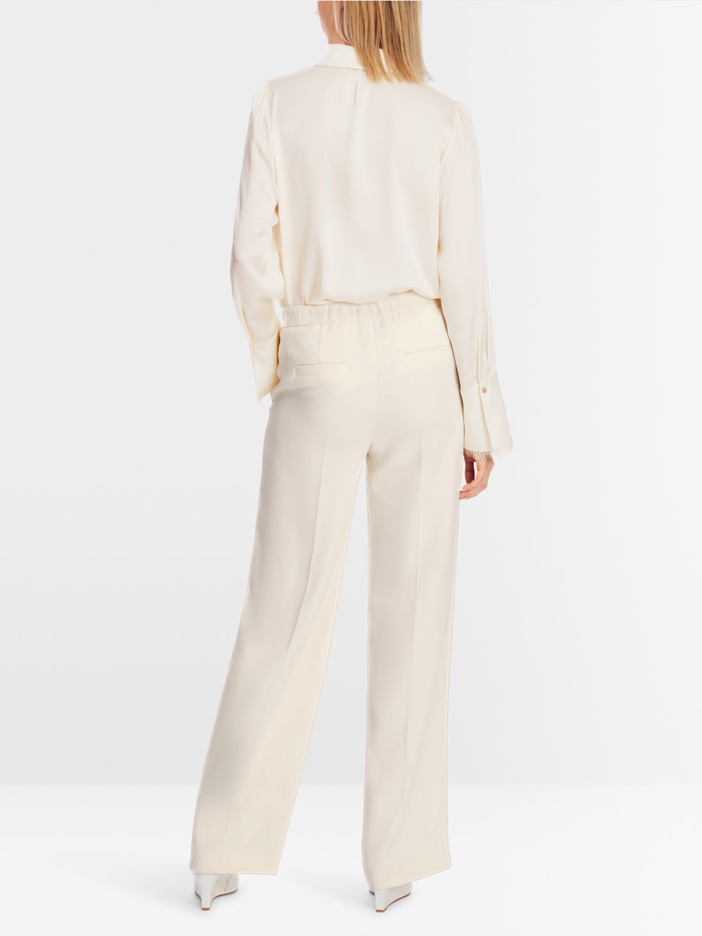 off-white wide trousers