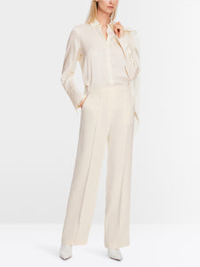 off-white wide trousers