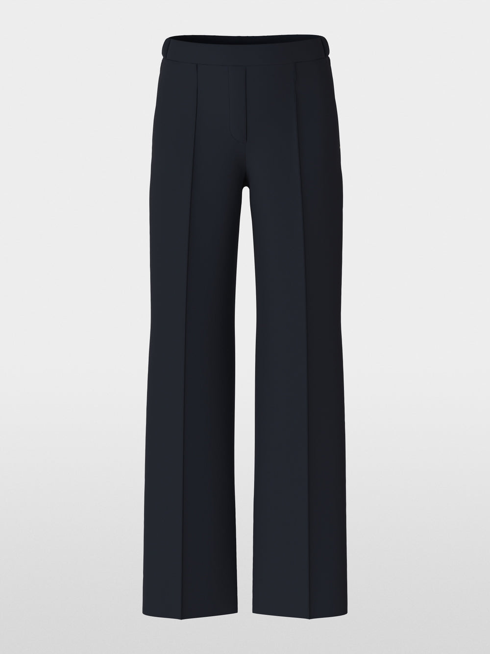 midnight blue wide trousers