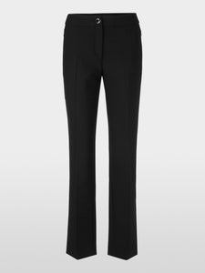 black feminine fit trousers