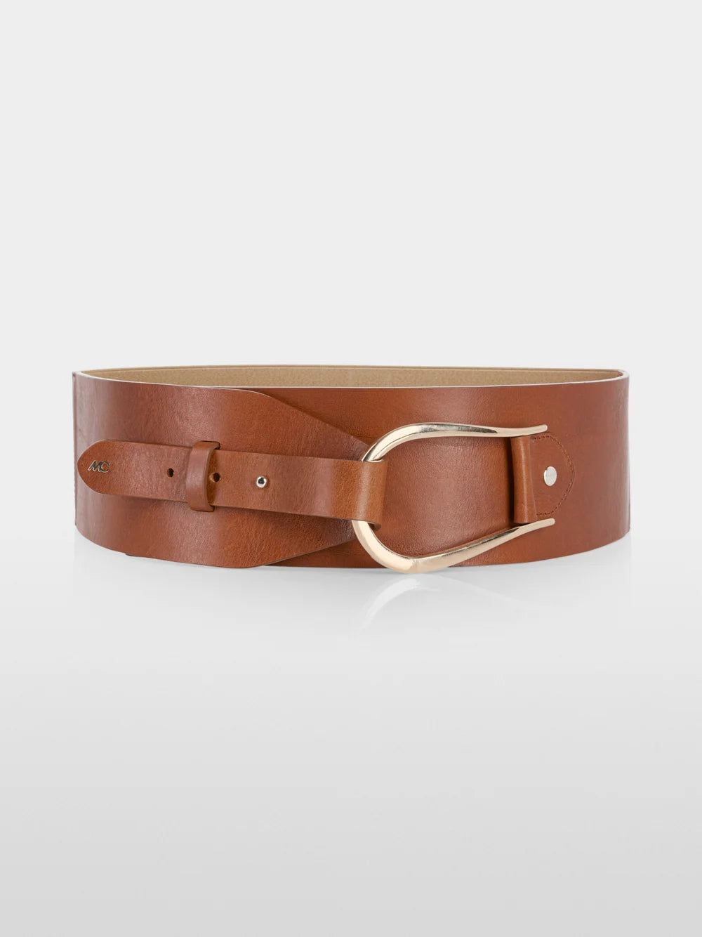 spice wide leather belt