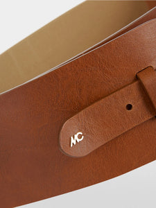 spice wide leather belt