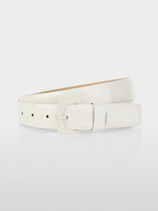 smoke shiny waist belt