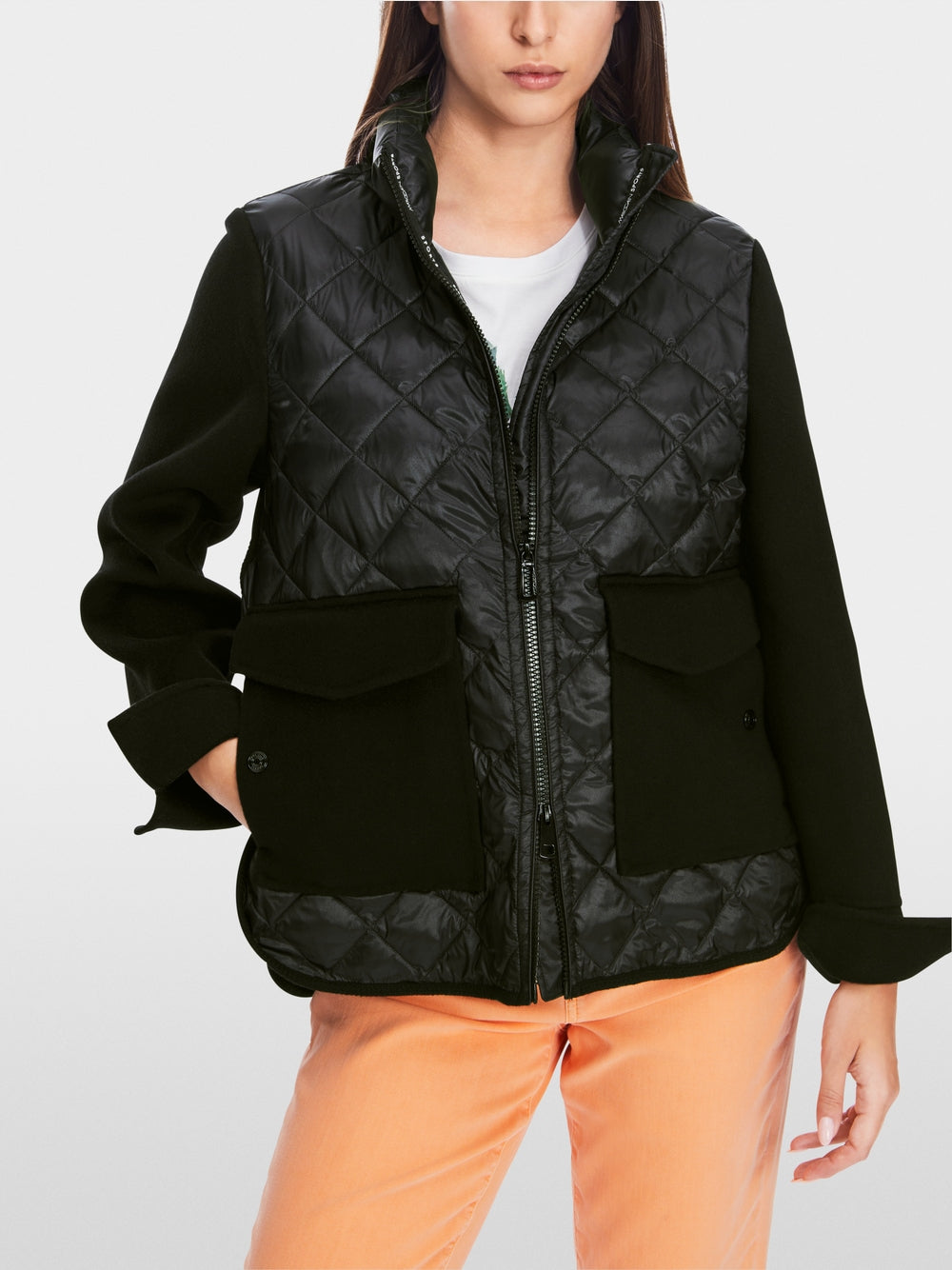 black outdoor jacket