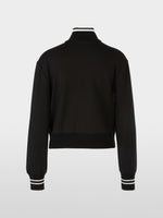 Load image into Gallery viewer, black &amp; white knit cardigan
