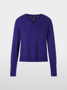 bright violet sweater