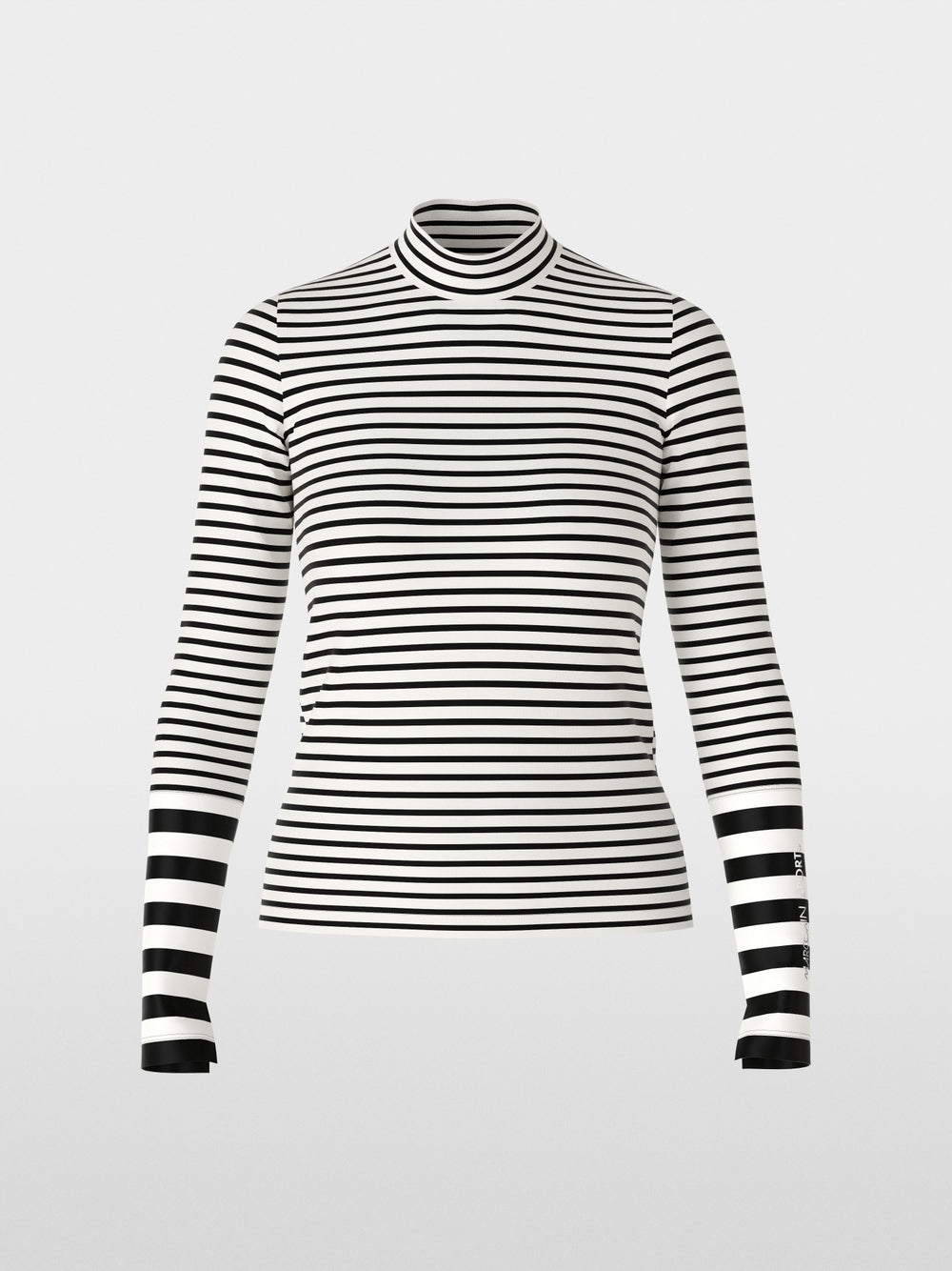 white & black striped long sleeve