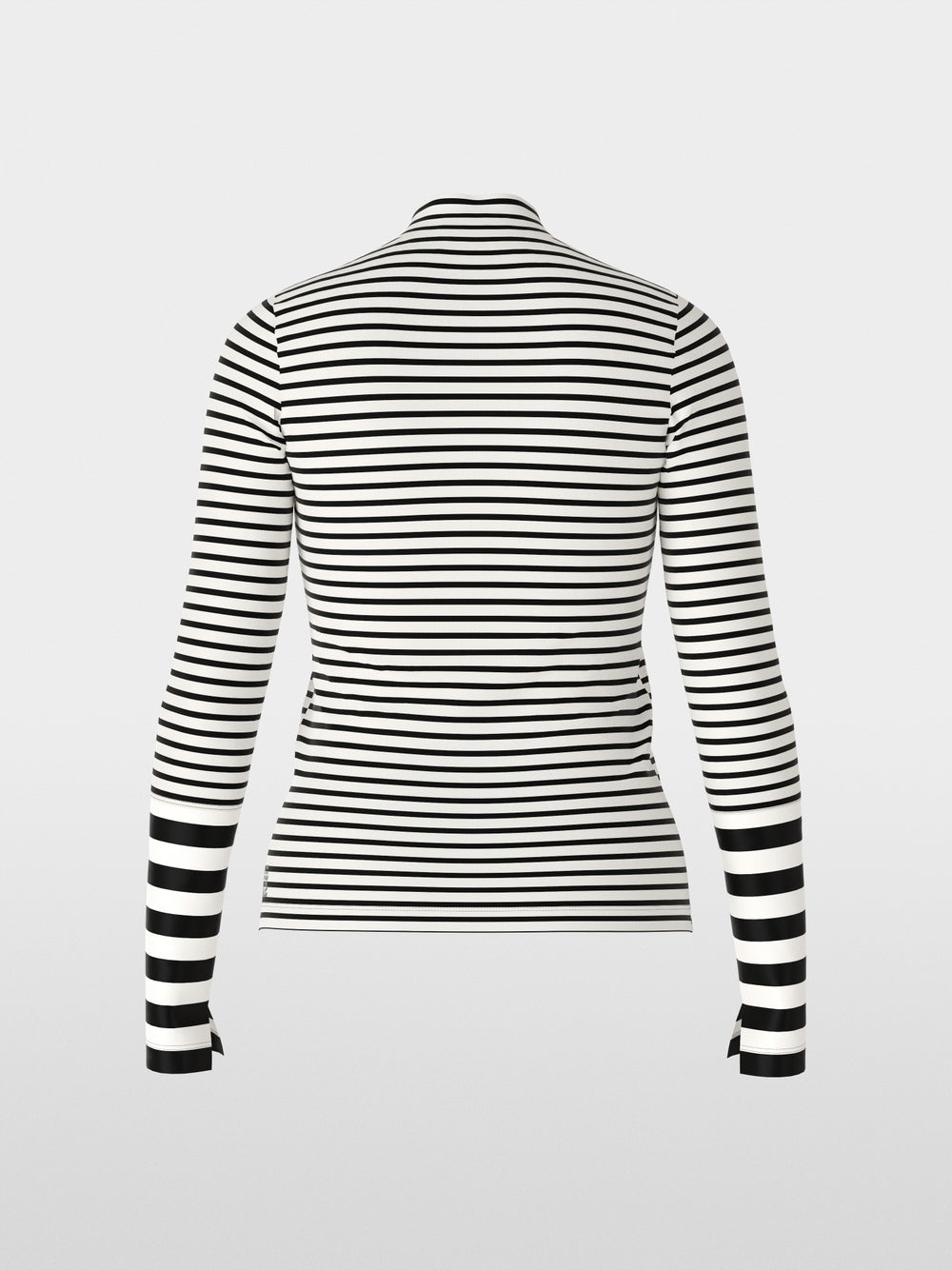 white & black striped long sleeve