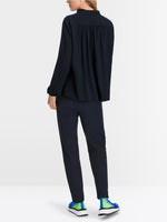 Carregar imagem no visualizador da galeria, midnight blue wide blouse
