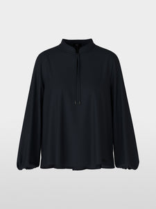 midnight blue wide blouse