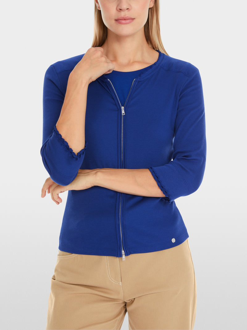 deep royal blue plain jacket