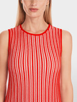 Load image into Gallery viewer, flame red knitted dress
