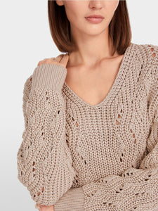 deep pearl knit pullover