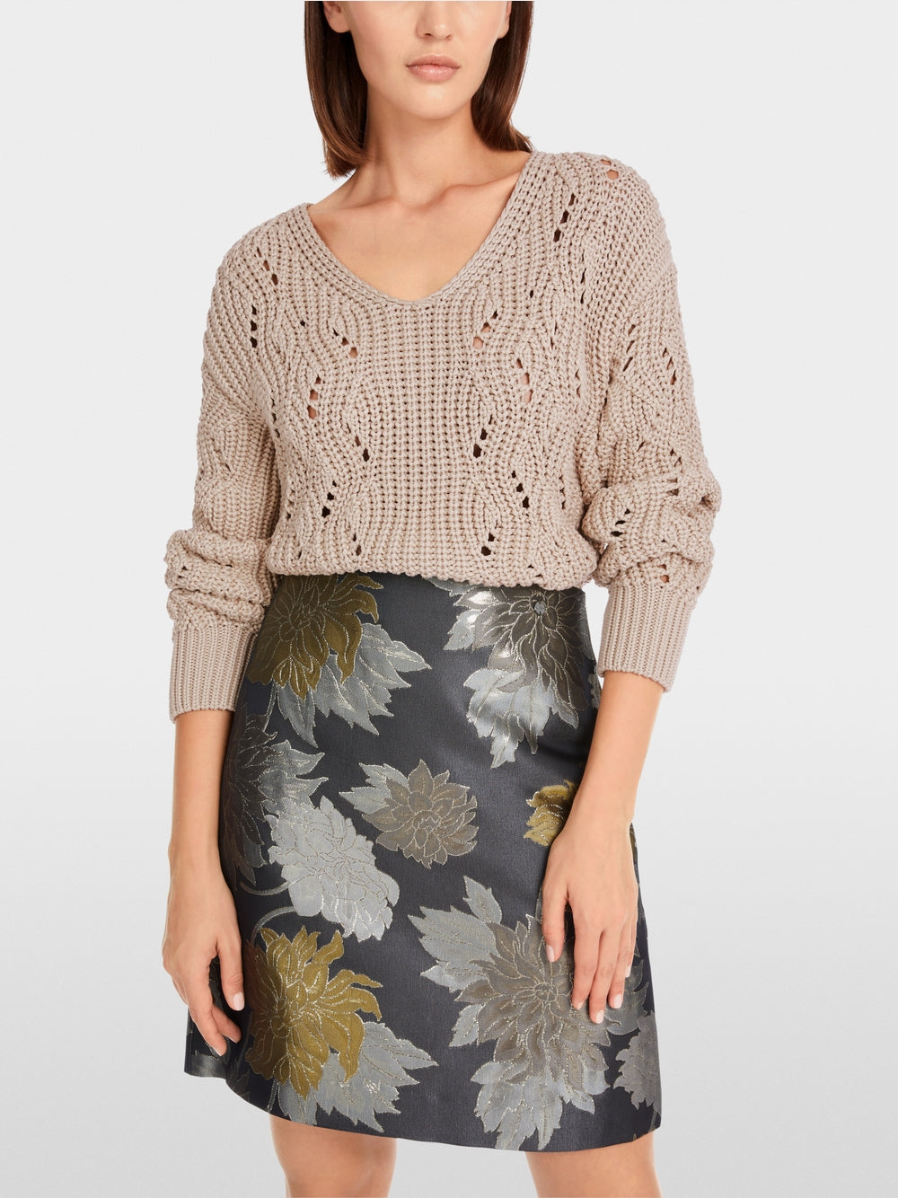 deep pearl knit pullover