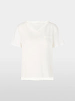 Carregar imagem no visualizador da galeria, white Airy linen T-shirt
