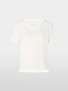 white Airy linen T-shirt