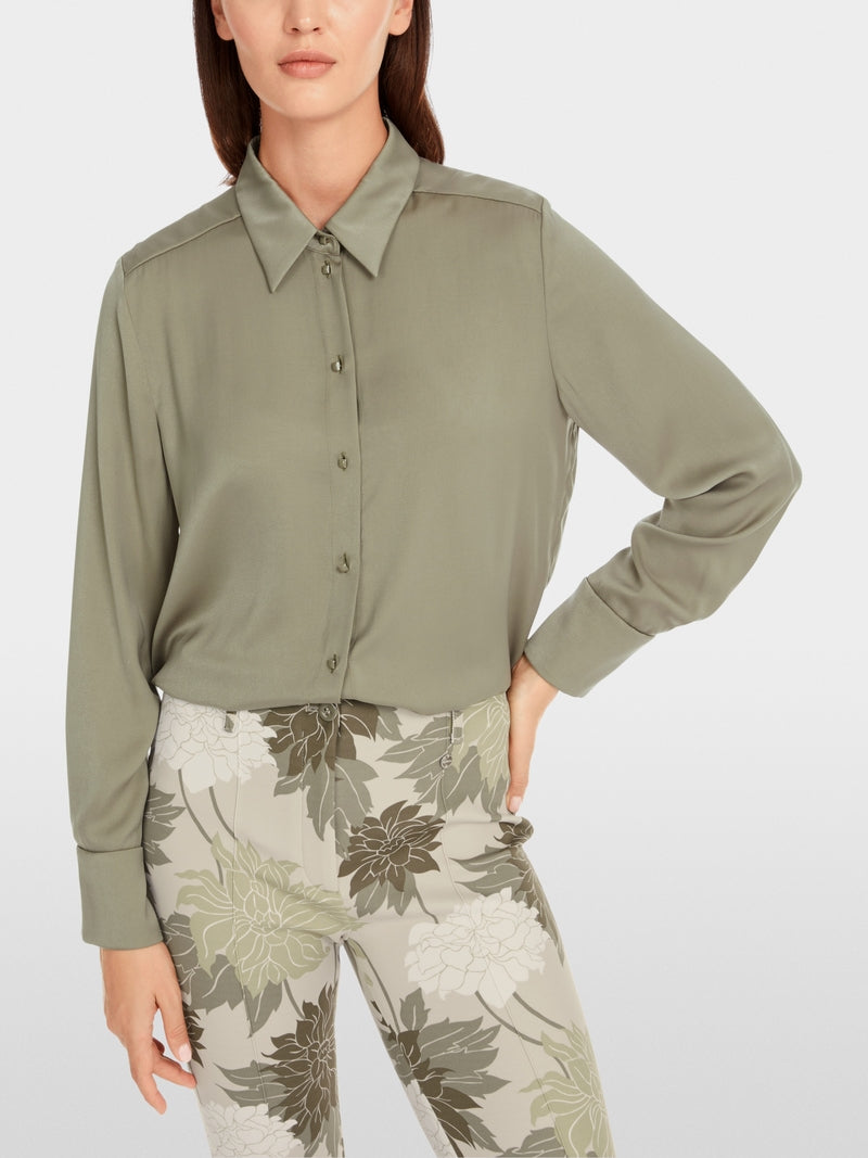 sage powder blouse