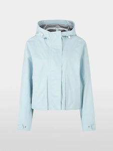 soft sky blue rain jacket