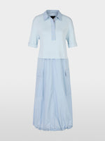 Load image into Gallery viewer, soft sky blue utility dress
