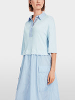 Load image into Gallery viewer, soft sky blue utility dress
