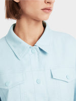 Load image into Gallery viewer, soft sky blue denim jacket
