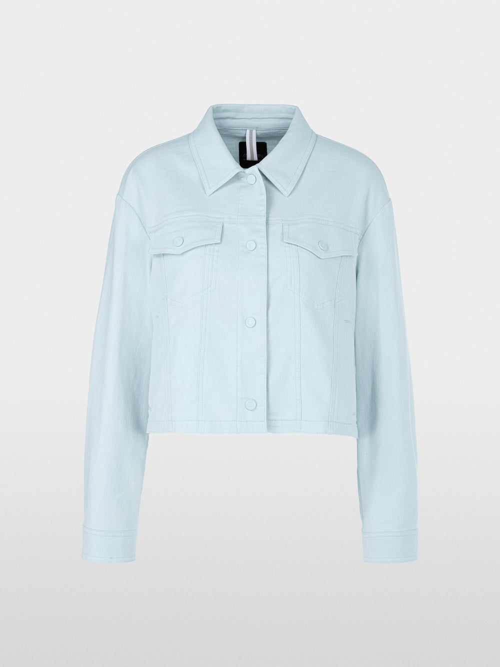 soft sky blue denim jacket