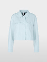 Load image into Gallery viewer, soft sky blue denim jacket
